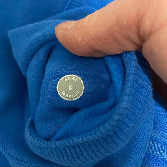 Lululemon Scuba Hoodie *Stretch Beaming Blue size 8 - Picture 13 of 15